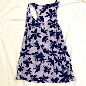 Banana Republic Lavender racer back tank top XS
